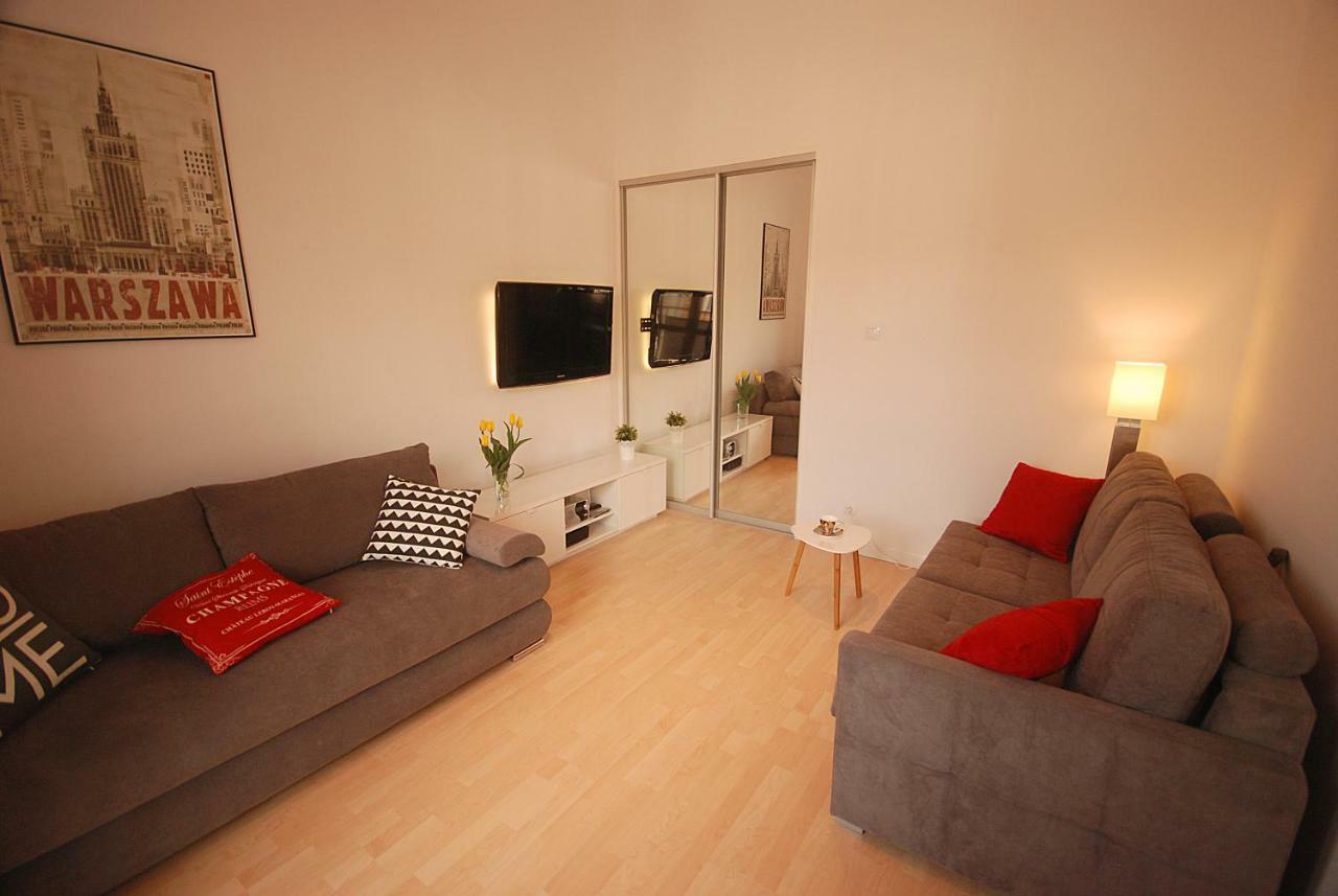Nowy Apartament Wilcza Warszawa Exteriör bild